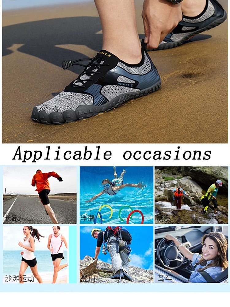 Water Shoes for Women Men Barefoot Shoes Upstream Breathable Beach Shoes Sport Shoe Quick Dry River Sea Aqua Shoes  cycling shoe