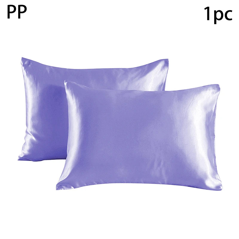 Simulated Silk Pillowcases Silky Satin Hair Beauty Pillow Cases Comfortable Pillow Case Home Bedding Pillow Cases Cover