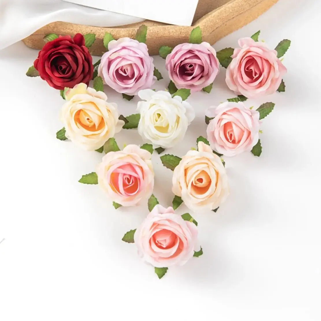Soap Rose Flower Wedding Wall Home Garden Garland Decor Holiday Party festival Diy Gift box Bride bouquet Wrist Flower Ornaments