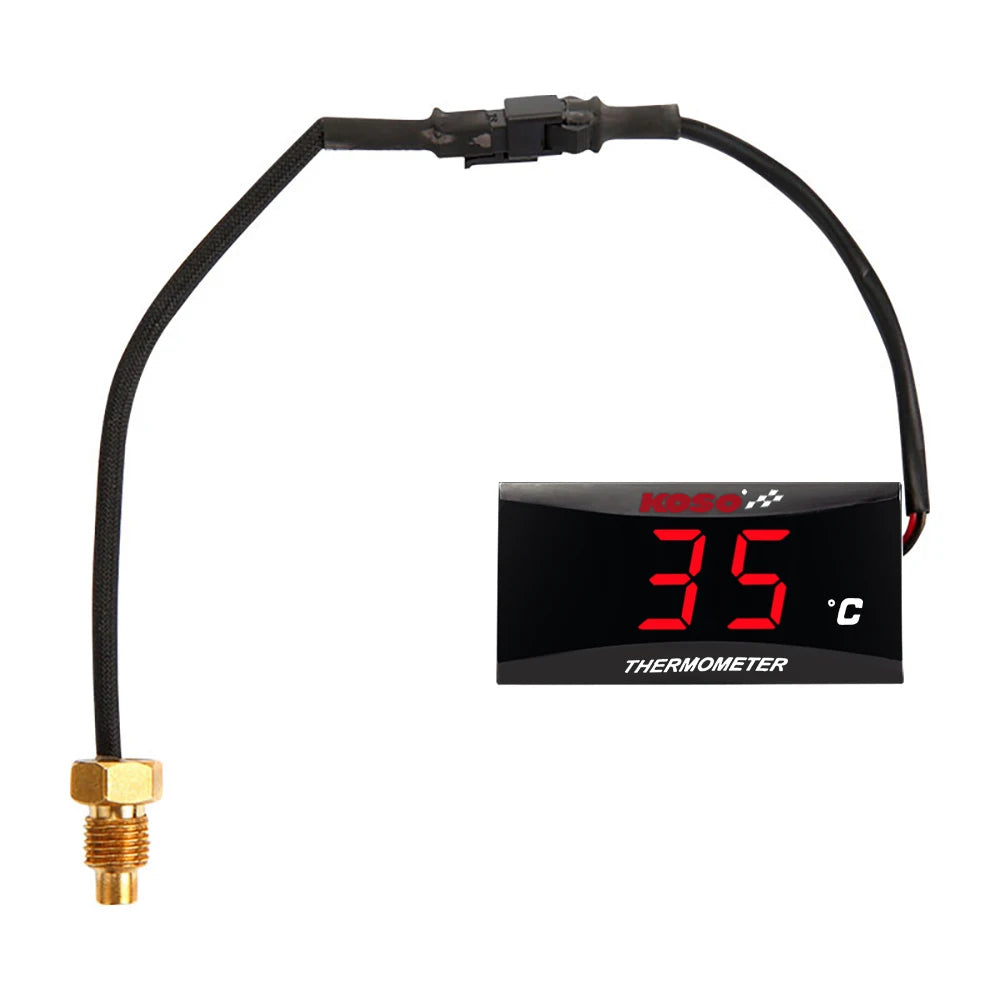 Motorcycle Oil Temperature Gauge Koso Oil Temp LCD Digital Universal Instrument For Yamaha Kawasaki Honda