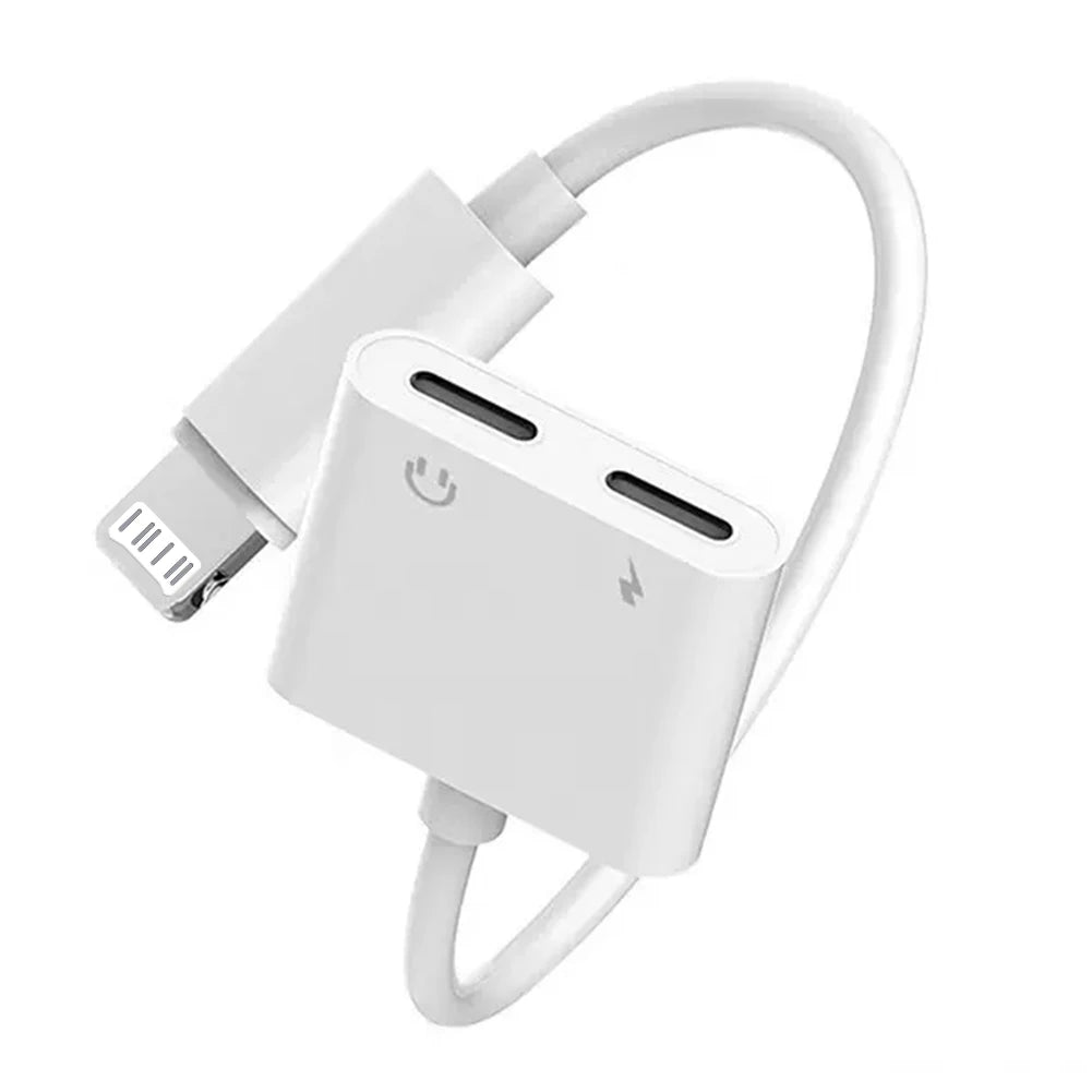 Byscoon Audio OTG Adapter For iPhone 14 13 12 11 Pro Max Aux Jack Headphone 3.5 mm To Headphone Jack Charger Splitter Converter