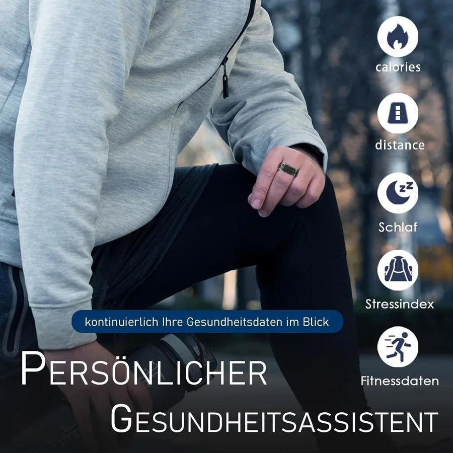 little meatball2025New Smart Ring Men's and Women's Heart Rate Oximetry Monitor IP68, Multi-Sport Mode for Android and i0s