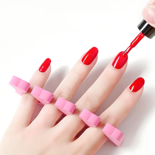 200pcs/Pack Nail Art Toe Separators Fingers Foots Sponge Soft UV Gel Polish Beauty Tools Manicure Pedicure Pack Nail Kits