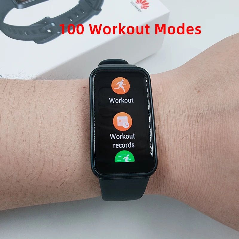 New Original HUAWEI Band 8 Smart Band All-day Blood Oxygen 1.47'' AMOLED Screen Heart Rate Smartband 2 Weeks Battery Life