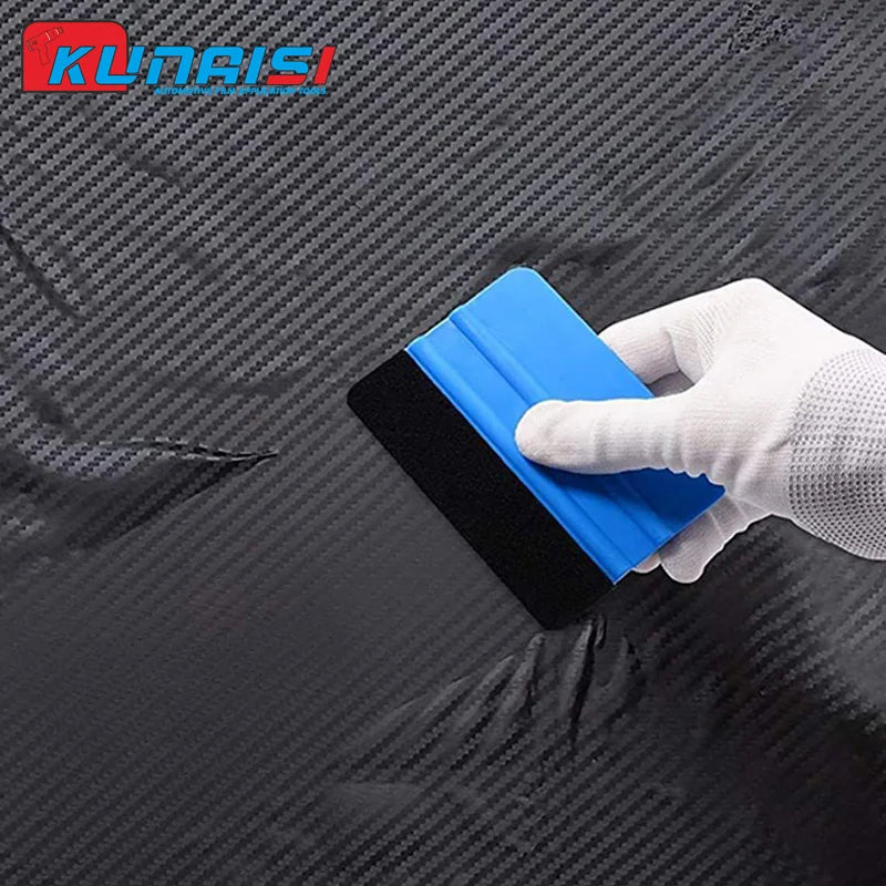 10pcs Car Stickers Film Install Squeegee Vinyl Carbon Fiber Scraper with Felt Squeegee Tool Film Wrapping Car Wrap Tools