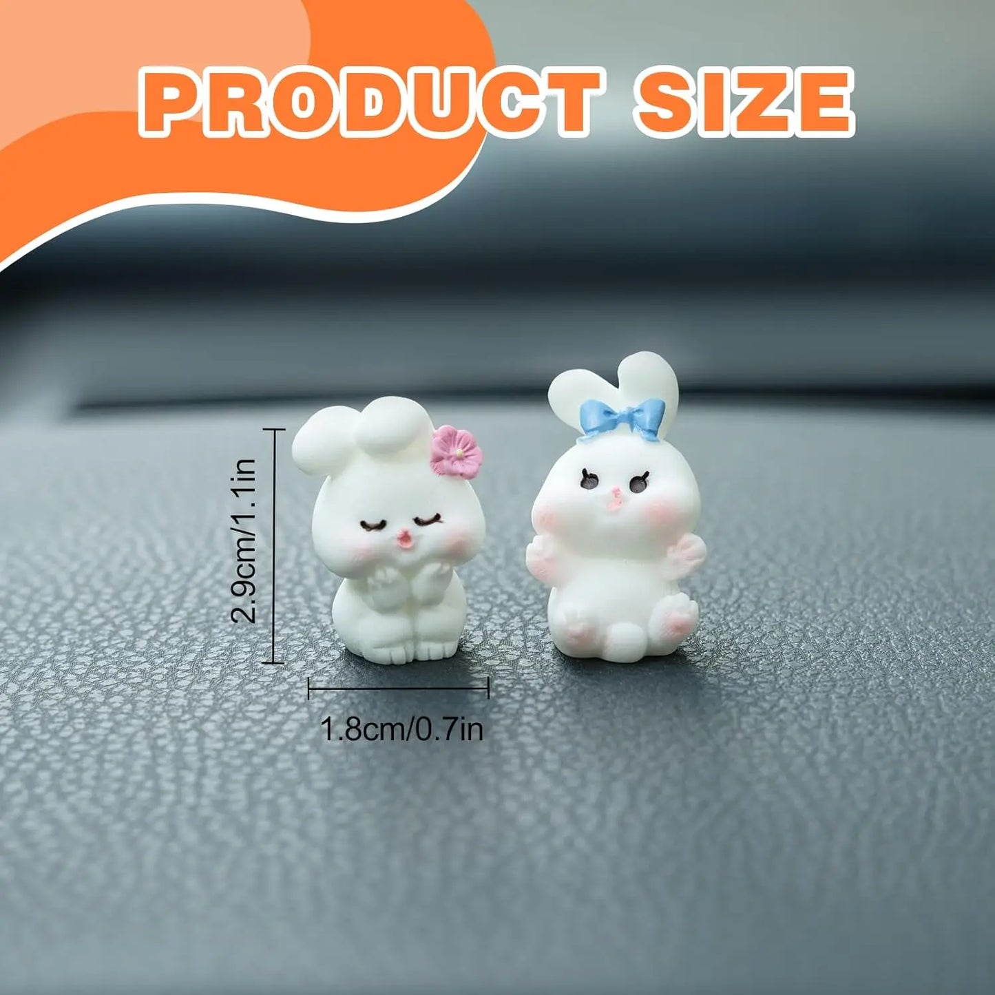 Cute Mini Animal Car Dashboard Accessories Fun Animal Car Rear view Mirror Decor Interior Ornaments Fairy Garden Home Car Gifts