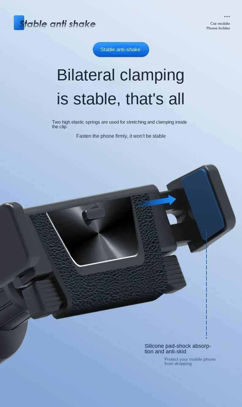 RandGrey Car Phone Holder for Universal Mobile Phone Holder Stand Car Phone Stand for Car Air Outlet Mount Car Cell Phone Suppor