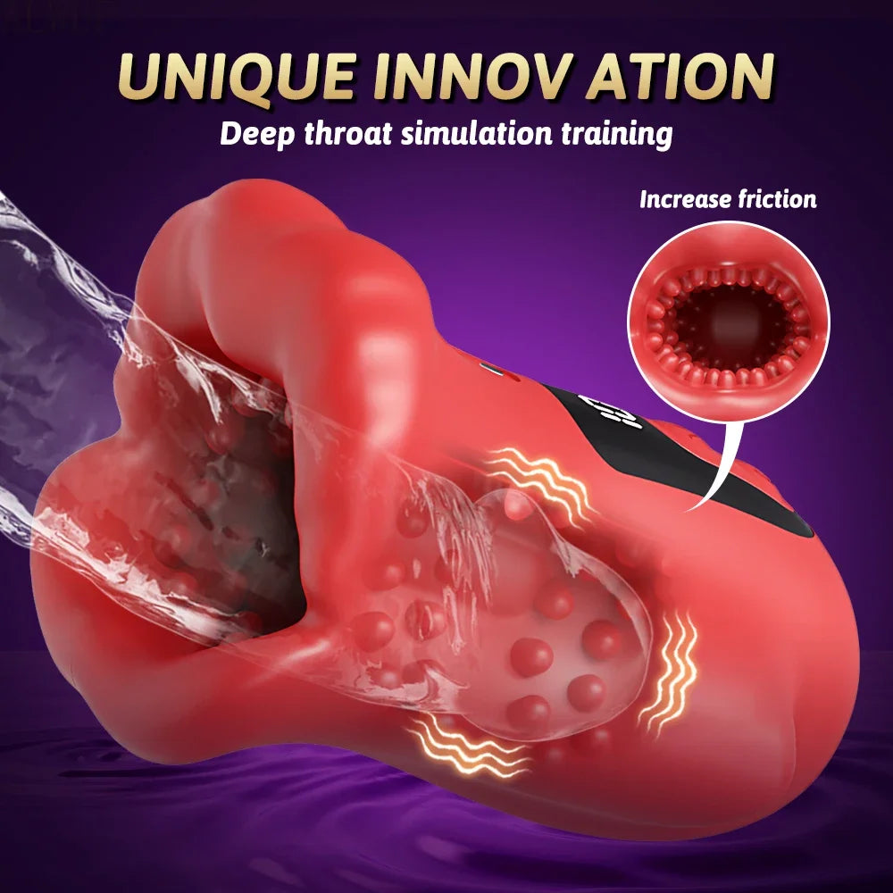 Glans Trainer for Men Powerful Vibrating Penis Training Glans Masturbator Lasting Endurance Massager Vibrator Erotic Sex Toys