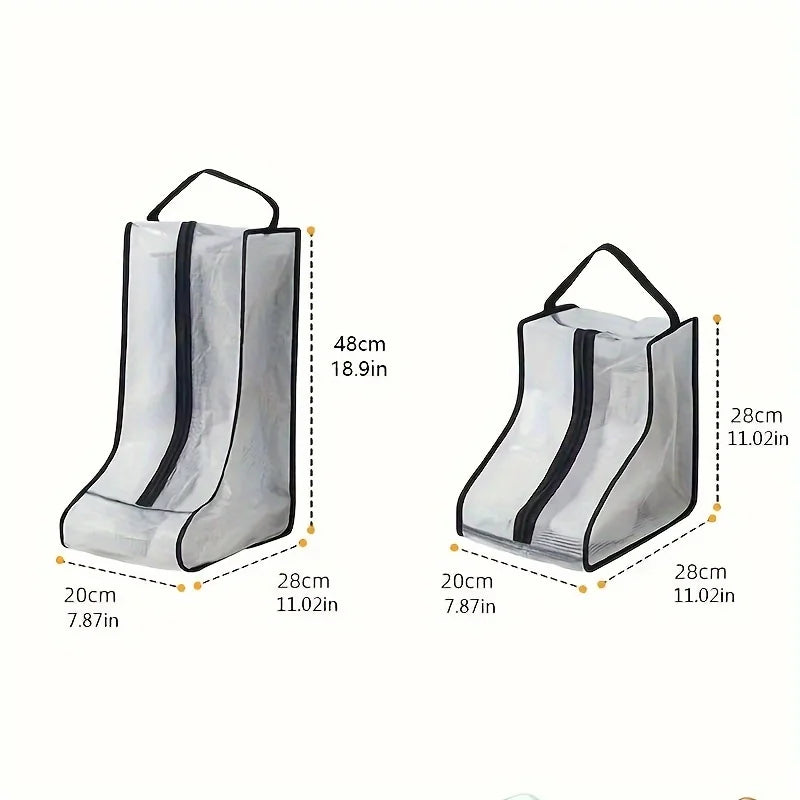 Boot Storage Bag Portable Shoes Organizer Waterproof Dustproof Protection Holder Bag for Household Travel Supplies