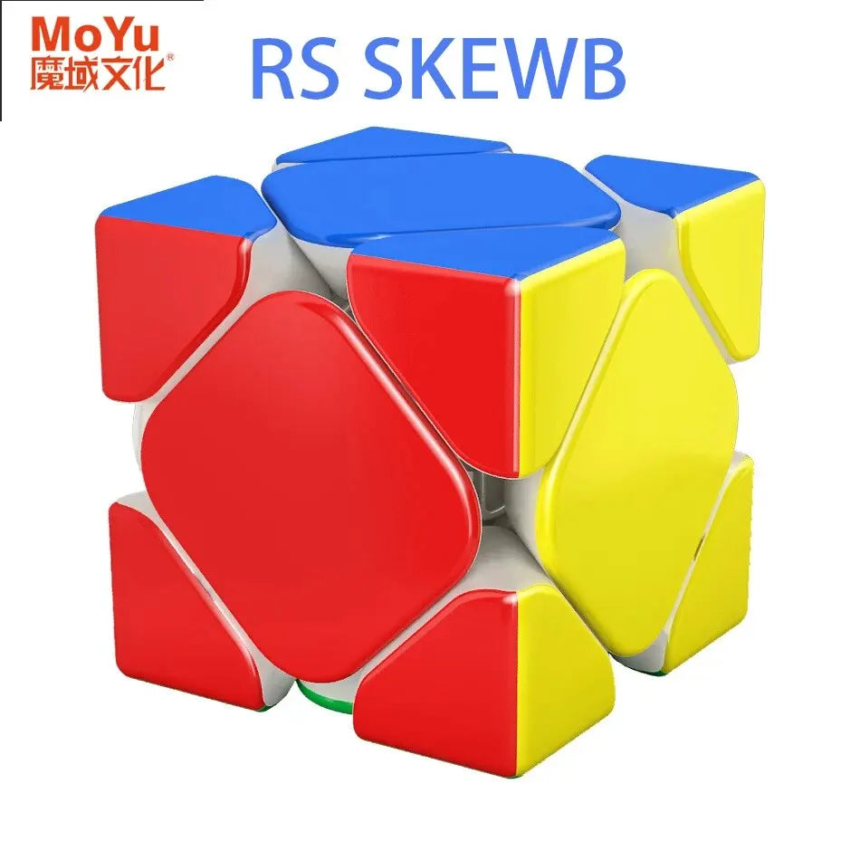 MOYU RS M Skewb Magnetic Magic Speed Cube Professional Fidget Toys Moyu RS Maglev Skewb CubeCubo Magico Puzzle