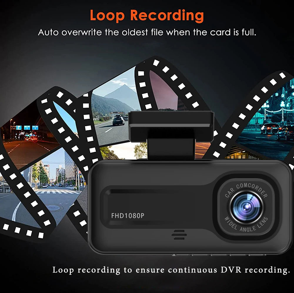 3 Camera 1080P Car Dvr Cabin Mini Dash Cam Interior Vehicle Three Way DVR 3 Channel Recorder Video Registrator Dashcam Camcorder