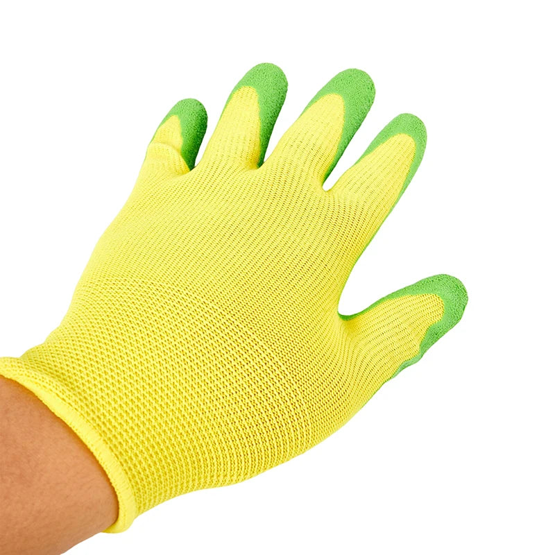 1Pair Breathable Children Gardening Gloves Durable Waterproof Gloves Anti Bite Cut Collect Seashells Protector Handwork Gloves