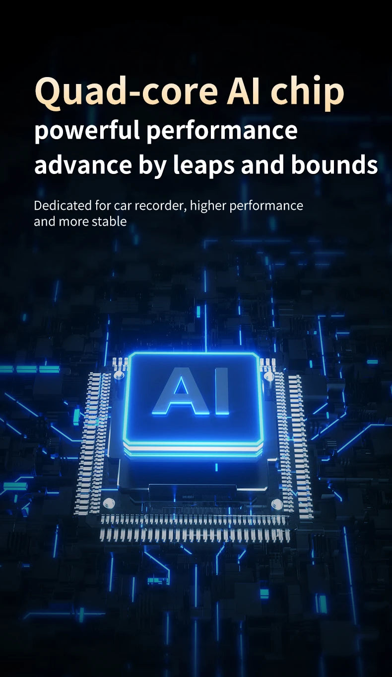 HP Dashcam F969X 4K 2160P car camera HD night vision parking monitoring car WiFi Car DVR video recording