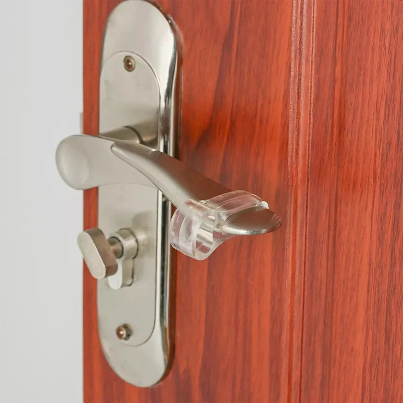 Handles Door Stopper Silicone Gel Door Stop Transparent Wall Protection Door Knob Bumper Furniture Protector Pad Handle Buffer