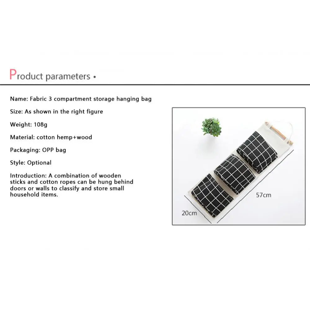 Closet Organizer Bear Flamingo Sundries Bags Home Decor 3 Pockets Hanging Organizers Waterproof Hanging Storage Bag Wall Mounted