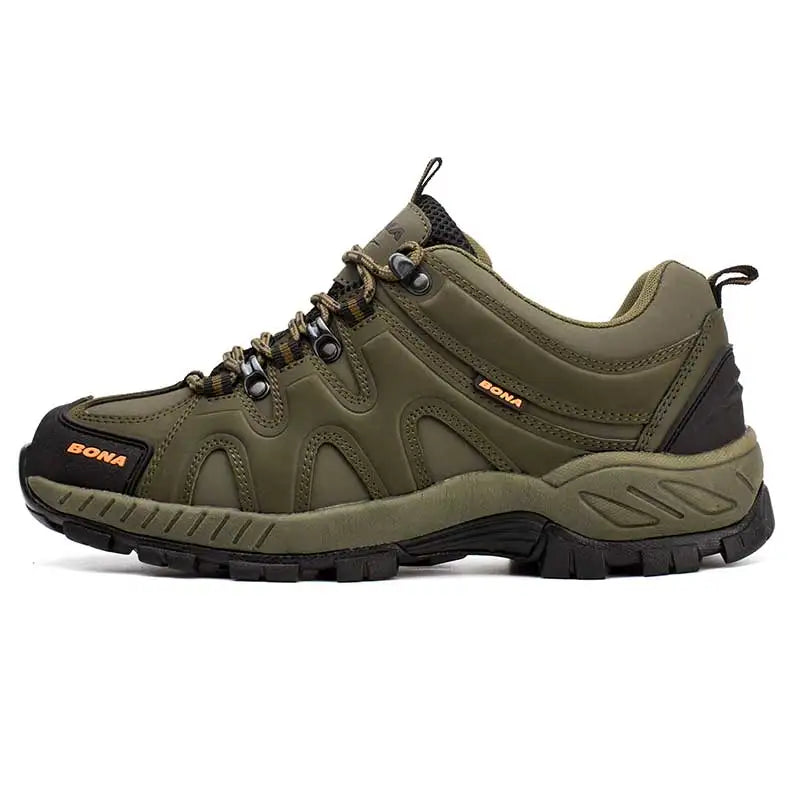 BONA New Arrival Classics Style Men Hiking Shoes Lace Up Men Sport Shoes Outdoor Jogging Trekking Sneakers 34399