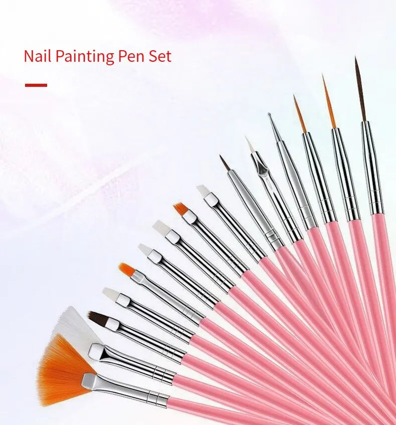 15PCS Women's Makeup Brush Set Soft Makeup Application Powder Grasping Force Easily Carry Makeup Tools Smudges Naturally