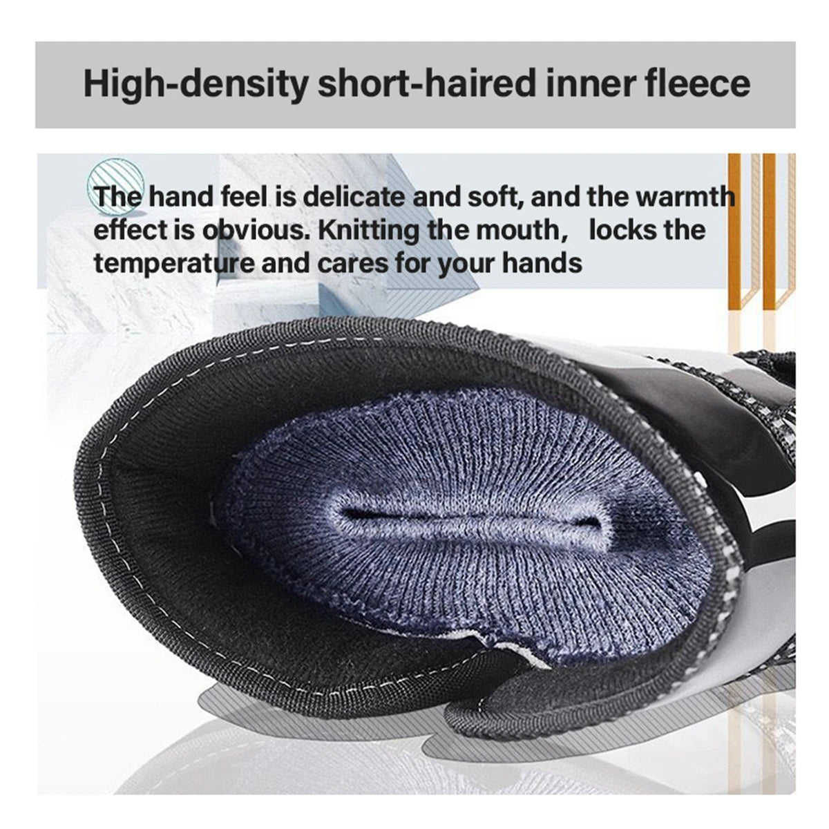 Thick Motorcycle Handlebar Muffs Protective Motorcycle Scooter ATV UTV Winter Warmer Gloves Grip Handle Bar Muff Rainproof Warm
