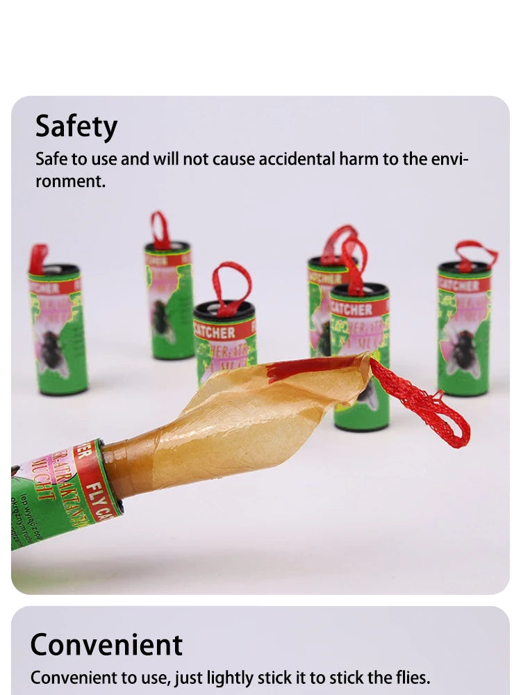 5-sheet green fly roll fly tape fly sticky strip fly paper fly sticky strip fly sticky tape
