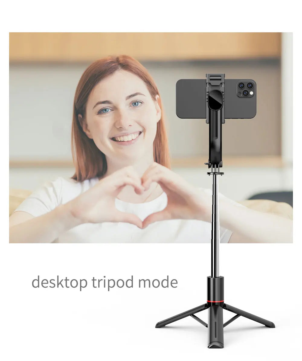 L13 Extended Version Wireless Bluetooth Selfie Stick Foldable Tripod with Remote Shutter for Android IOS 2022 Latest Hot
