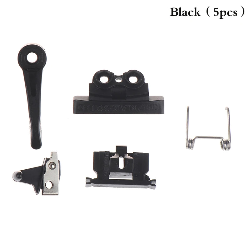5Pcs Hair Clipper Swing Head Cover Switch Adjusting Rod Spare Parts For Electric Clippers 8591/8148
