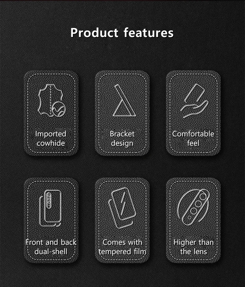 For Samsung Z Fold 7 6 5 4 3 Genuine leather Magnetic Hinge Full protective phone Case holder Kickstand fold6 Shockproof Cover