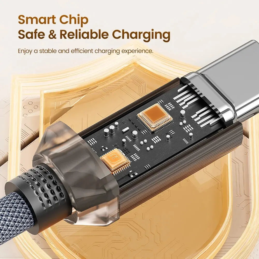 Toocki 6A USB Type C Cable for Huawei Xiaomi Samsung Oneplus POCO SuperCharge 66W/100W Fast Charging Type C Cable Data Wire
