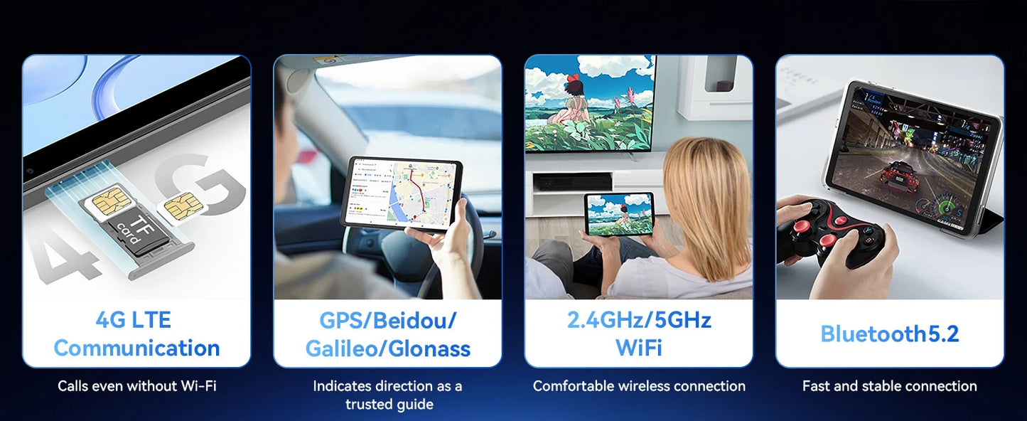 ALLDOCUBE iPlay 60 Pro Tablet 11-inch 90Hz Display 6GB+6GB RAM 128GB ROM Android 14 Helio G99 Octa Core 7000mAh 4G LTE&Wi-Fi