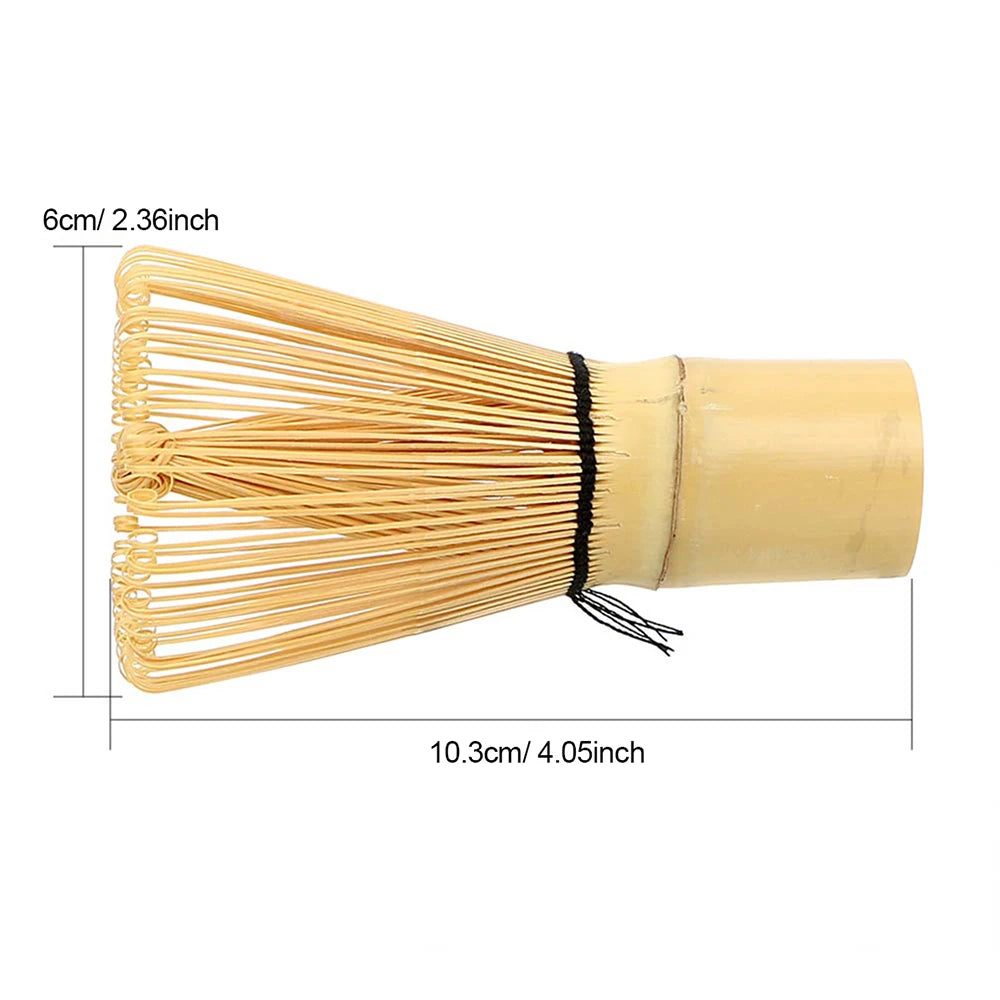 Kitchen Accessories 100 Matcha Green Tea Powder Whisk Teaware Japanese Ceremony Bamboo Chasen Tea Tool Tea Brush