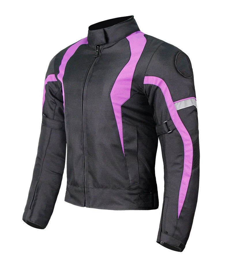 Motorcycle riding wear summer female waterproof motorcycle suit set slim-fit anti-fall four seasons racing clothing