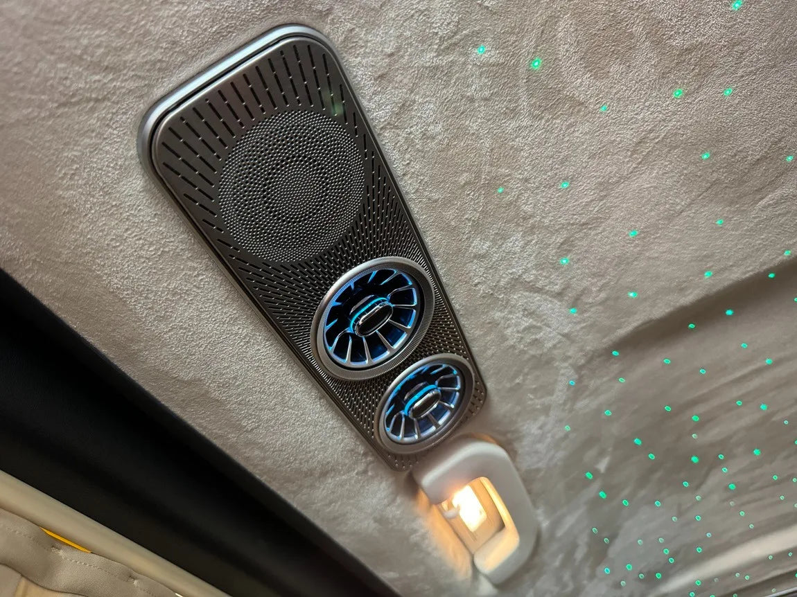 Interior Roof LED Air Conditioning Turbo Vent AC Outlet Trim  For Mercedes Benz V Class EQV Vito Viano Valente Metris W447 V250