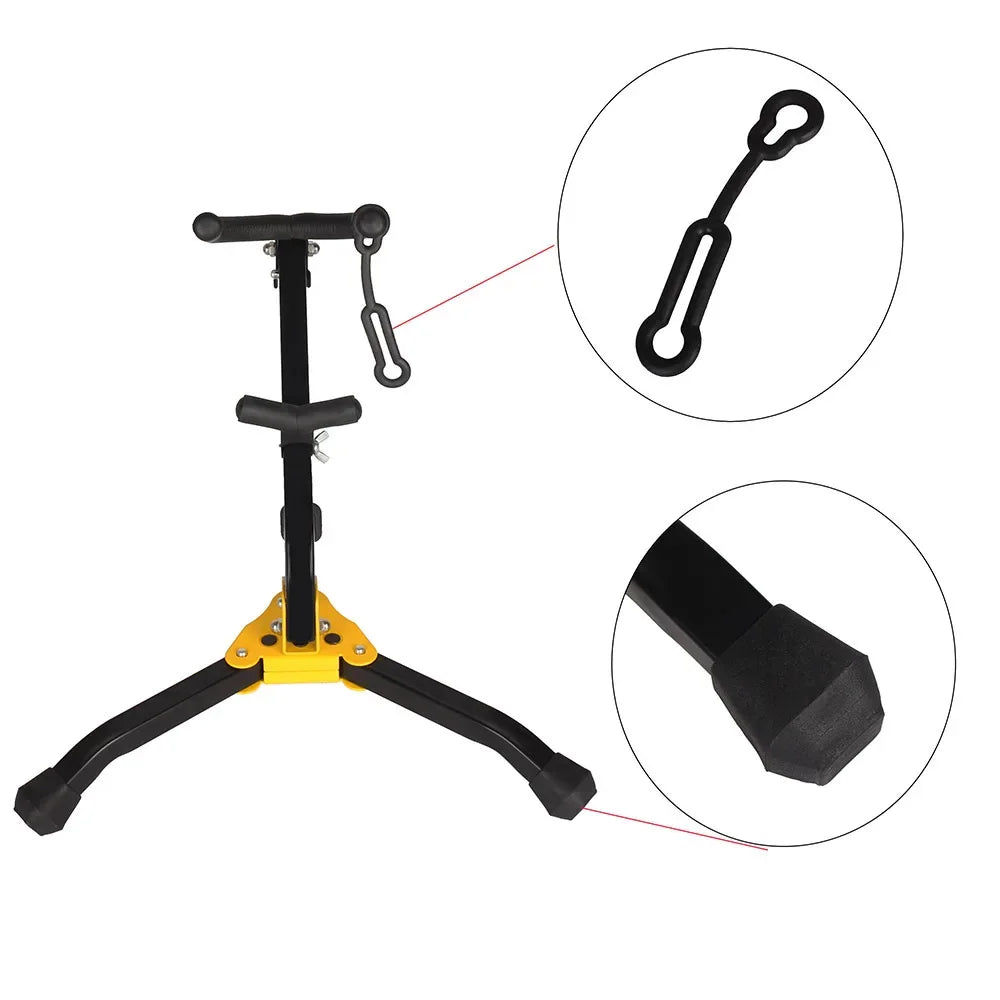 Alto Saxophone Stand Foldable Woodwind Instrument Accessories Tripod Holder Portable Metal Floor Bracket Alto Saxophone Parts