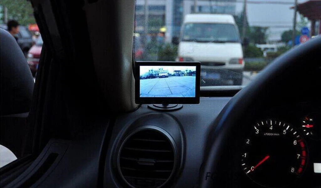 4.3 (16:9) Car Mounted Display Easy Install Desktop High-Definition Reverse Image Cargo Car Blind Spot Universal Machine Display