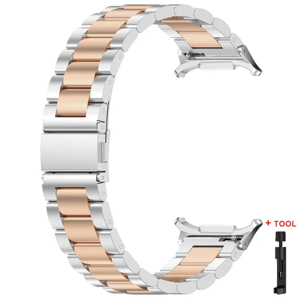 Metal Stainless Steel Strap for Samsung Galaxy Watch 7 Ultra 47mm Quick Bracelet for Galaxy Watch 7 Ultra Replacement Wristband