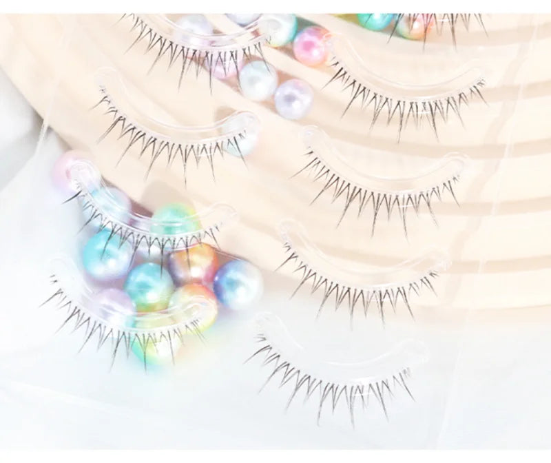Dream Deer False Eyelashes A Type Eyelashes Upgraded Lash V-shaped 0.14mm Transparent Stem Soft Natural Eye Lashes Mink
