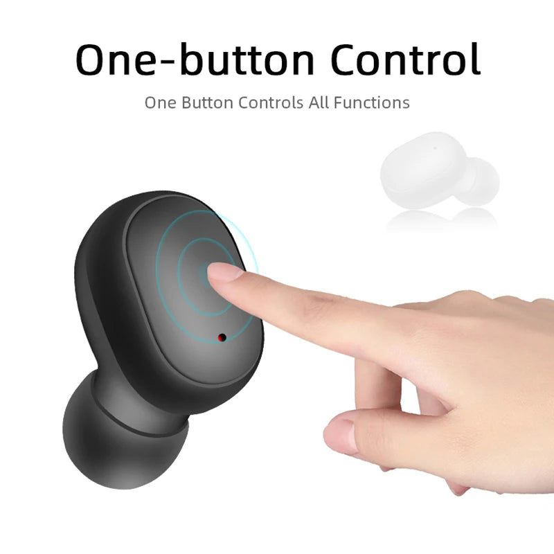 TWS E6S Bluetooth Earphones Wireless Bluetooth Headset Noise Cancelling Earbuds With Microphone Headphones For Xiaomi iPhone
