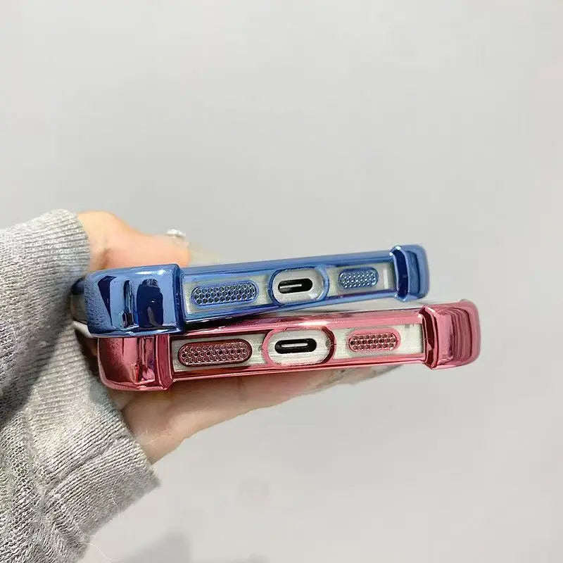 For OPPO A80 Case OPPO A3 Pro Phone Case oppo k12x A80 5G Cover Four Corners Thickening Shookproof Plating Silicone back cover