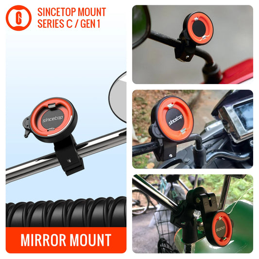 Electric Motorcycles Phone Holder Bike GPS Navigation Rearview Mirror Handlebar Mount Smartphone Aluminum Alloy Accessories Tool