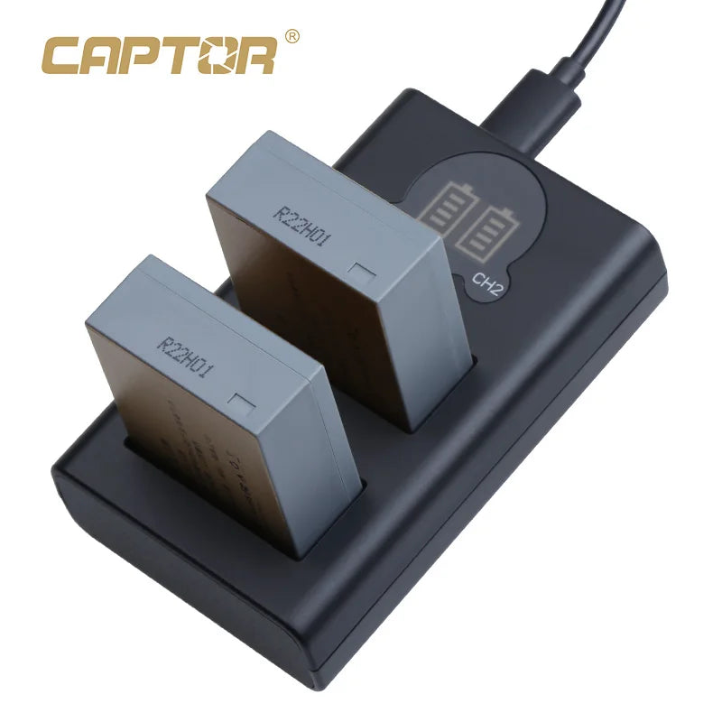 FB NP-W126S Dual USB Battery Charger for Fujifilm Camera XS10 XT30 II XA7 XA5 XA3 XT200 XT100 X100V X100F XE4 XE3 X-PRo1 Camera