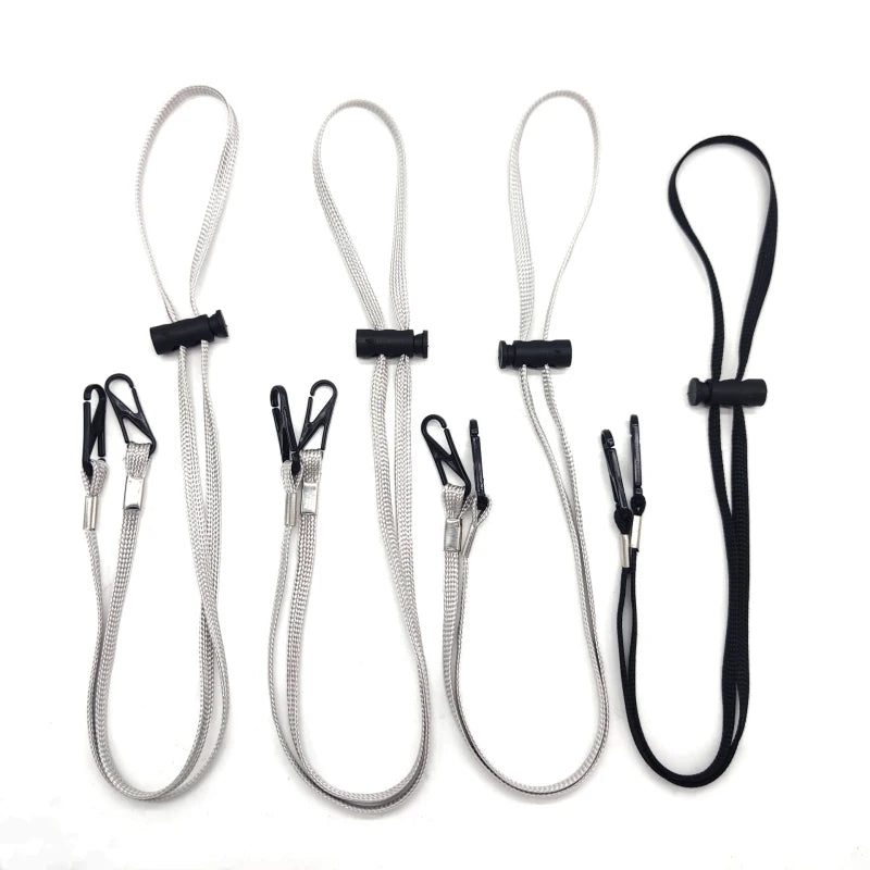 Adjustable Anti Slip Face Mask Hanging Lanyard With Clips Buckle Holder Strap Eyeglass Sunglasses Lanyard Hat Anti-lost Strap