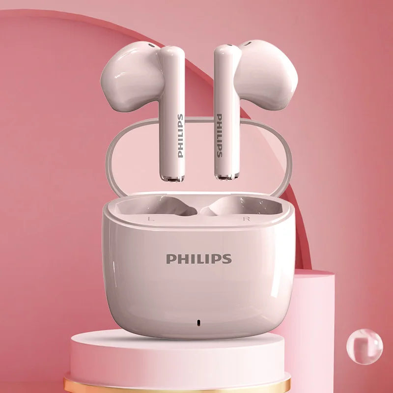 PHILIPS TAT2420 Semi-in-ear Wireless Bluetooth Earphones HIFI Sound Quality Call Noise Reduction Mini Portable Music Headset