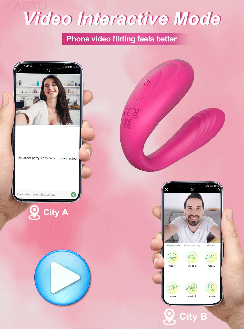 Remote Control Couple Vibrator for Women Clitoris Stimulate Female G-Spot Dual Wearable Vibrating Massage Adult Sex Toys