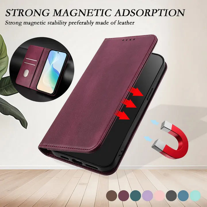 For Tecno Camon 50 Pro 2026 RFID Leather Wallet Funda for Tecno Camon 40 Premier Case Phone Camon 50 40 Pro Magnetic Flip Cover