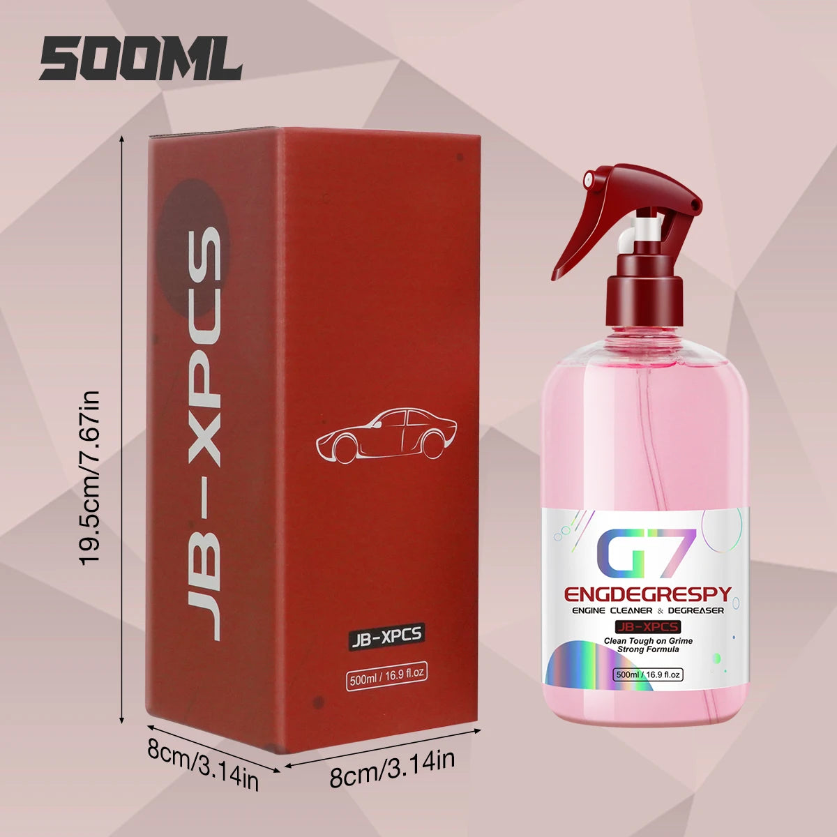 Engine Bay Cleaner Powerful Decontamination Cleaning Oil Dust Grease Remover Product For Engine Compartment