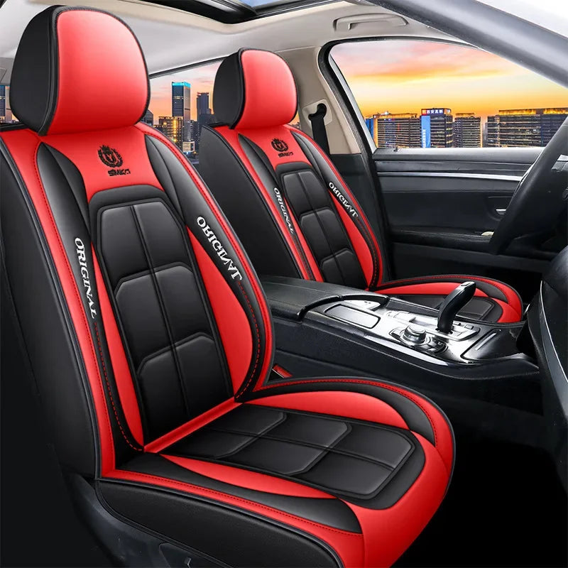 1pcs All inclusive seat cover full leather car seat cushion single seat driver and passenger seat cover all season universal pad