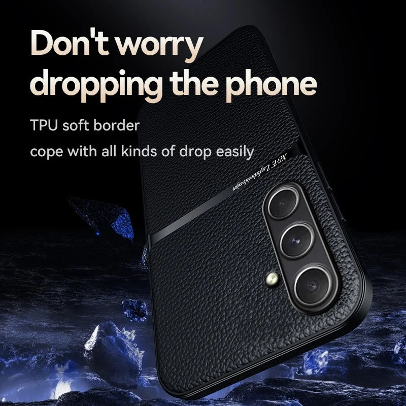 PU Leather Magnetic Case for Samsung Galaxy M35 A16 A36 A56 A15 5G A25 A35 A55 Protective Cover Hard Shell Coque Fundas