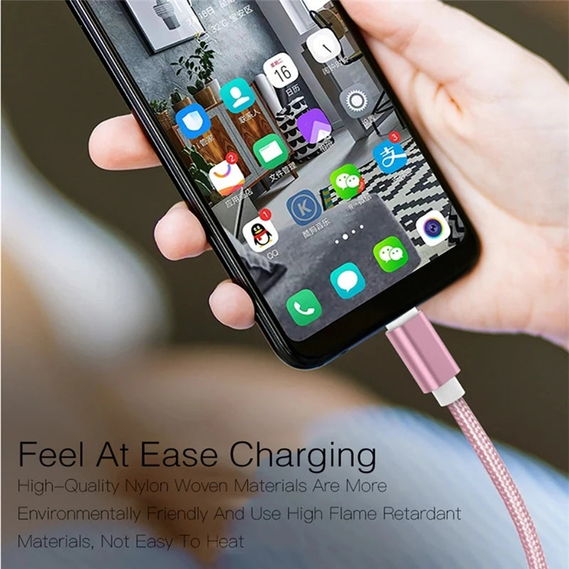 5A Super Fast Charging Type C USB Cable for Samsung Huawei Xiaomi OPPO Honor Redmi POCO Realme iQOO Quick Charging Braided Cable