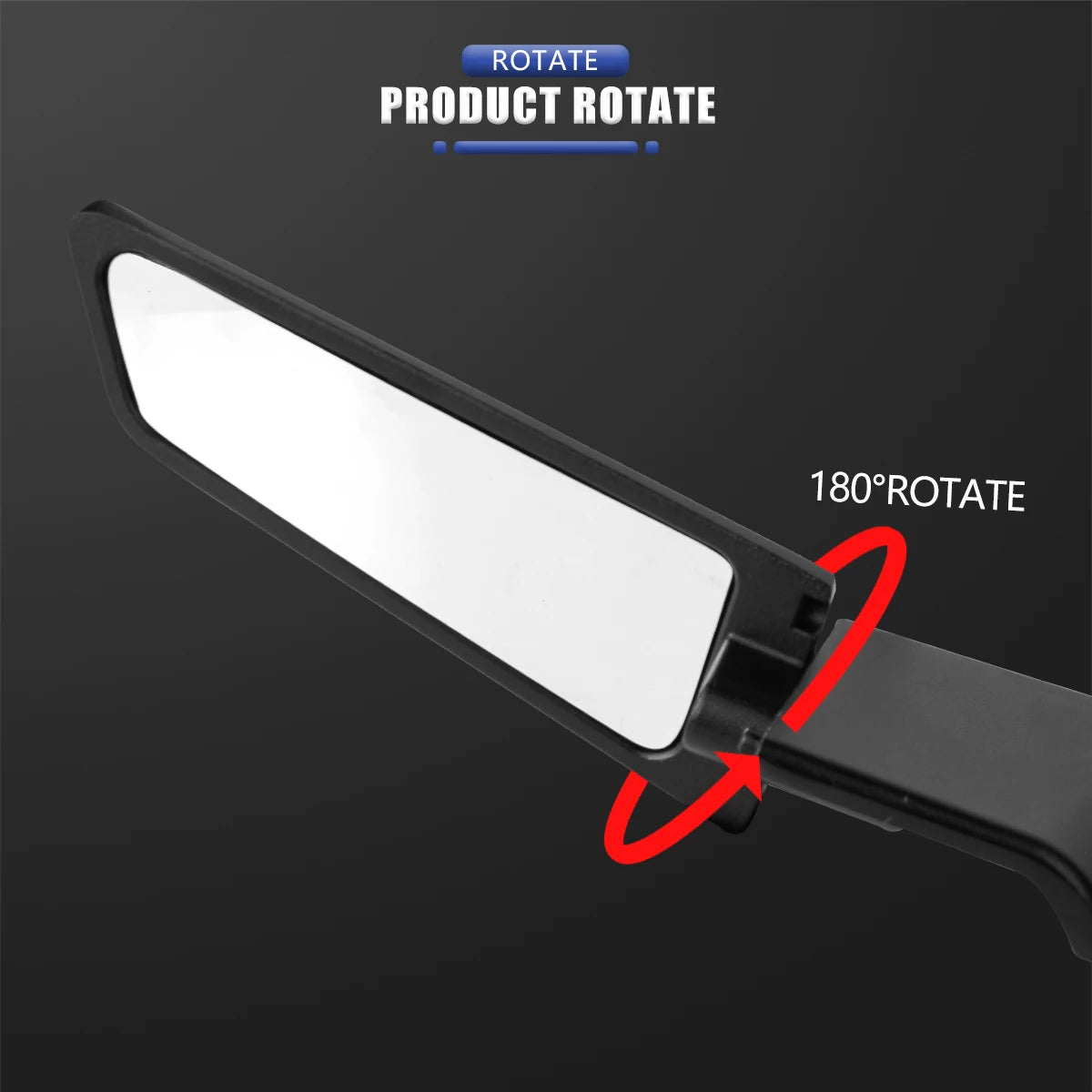 Motorcycle Mirrors Wind Wing Side Rearview Rotate Adjustable Mirrors For Honda YAMAHA MT07 BMW KTM Kawasaki DUKE Accessories