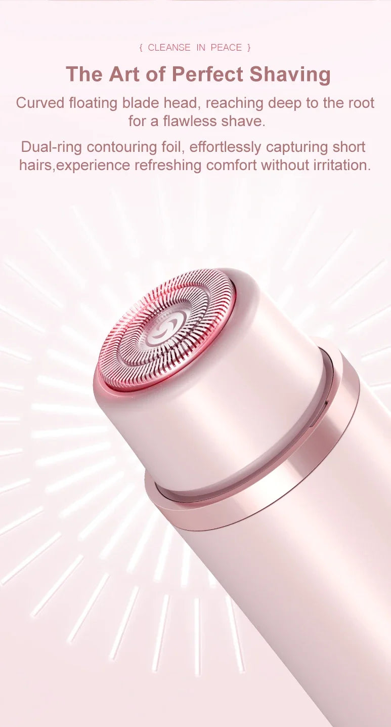 Electric Epilator Women's Razor Painless Women's Beard Epilator Women's Leg Bikini Body Hair Trimmer Women's Facial Epilator