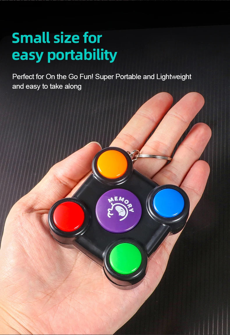Creative puzzle mini memory game console toy - color box packaging